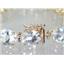 B003, Silver Topaz Gold Bracelet