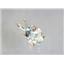 P002, Silver Topaz 14k Gold Pendant
