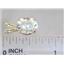 P002, Silver Topaz 14k Gold Pendant