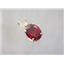 P020, Garnet CZ, 14K Gold Pendant