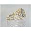 10K, 14K or 18K Gold Ladies Ring, Green Amethyst, R114