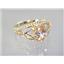 10K, 14K or 18K Gold Ladies Ring, Champagne CZ, R137