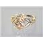10K, 14K or 18K Gold Ladies Ring, Champagne CZ, R137