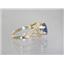 10K, 14K or 18K Gold Ladies Ring, Created Black Opal, R137