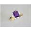 10K, 14K or 18K Gold Ladies Ring, Amethyst, R171