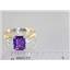 10K, 14K or 18K Gold Ladies Ring, Amethyst, R171