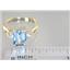 10K, 14K or 18K Gold Ladies Ring, Aquamarine, R171