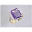 10K, 14K or 18K Gold Ladies Ring, Amethyst, R183