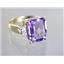 10K, 14K or 18K Gold Ladies Ring, Amethyst, R183