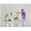 10K, 14K or 18K Gold Ladies Ring, Amethyst, R183