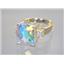 10K, 14K or 18K Gold Ladies Ring, Mercury Mist Topaz, R183