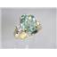 10K, 14K or 18K Gold Ladies Ring, Green Amethyst, R244