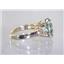 10K, 14K or 18K Gold Ladies Ring, Green Amethyst, R244