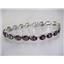 SB002, Smoky Quartz, 925 Sterling Silver Bracelet