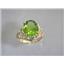 10K, 14K or 18K Gold Ladies Ring, Natural Manchurian Peridot, R114