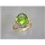 10K, 14K or 18K Gold Ladies Ring, Natural Manchurian Peridot, R114
