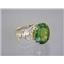 10K, 14K or 18K Gold Angel Ring, Peridot, R154