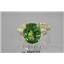 10K, 14K or 18K Gold Angel Ring, Peridot, R154