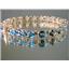 B001, Neptune Garden Topaz Gold Bracelet