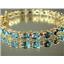 B001, London Blue Topaz Gold Bracelet
