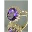 10K, 14K or 18K Gold Ladies Ring, Amethyst, R283