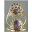 10K, 14K or 18K Gold Ladies Ring, Amethyst, R283
