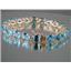 B003, Swiss Blue Topaz Gold Bracelet