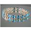 B003, Swiss Blue Topaz Gold Bracelet