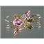 14k Gold Leverback Earrings, Pure Pink Topaz, E021