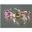 14k Gold Leverback Earrings, Pure Pink Topaz, E021