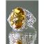 SR260, Citrine 925 Sterling Silver Ring