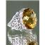 SR260, Citrine 925 Sterling Silver Ring