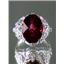 SR260, Crimson Topaz 925 Sterling Silver Ring
