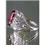 SR260, Crimson Topaz 925 Sterling Silver Ring