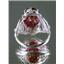 SR260, Crimson Topaz 925 Sterling Silver Ring