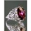 SR260, Crimson Topaz 925 Sterling Silver Ring