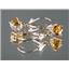 14k Gold Leverback Earrings, Citrine, E017