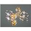 14k Gold Leverback Earrings, Citrine, E017