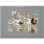 14k Gold Leverback Earrings, Smoky Quartz, E017