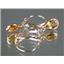 14k Gold Leverback Earrings, Citrine, E021