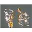 14k Gold Leverback Earrings, Citrine, E021