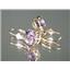14k Gold Leverback Earrings, Amethyst, E117