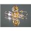 14k Gold Leverback Earrings, Citrine, E117