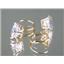 14k Gold Leverback Earrings, Mercury Mist Topaz, E117