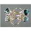 E117, Paraiba, 14k Gold Earrings