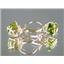 14k Gold Leverback Earrings, Peridot, E117