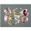 14k Gold Leverback Earrings, Pure Pink Topaz, E117