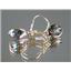 14k Gold Leverback Earrings, Mystic Fire Topaz, E121