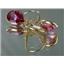 14k Gold Leverback Earrings, Pure Pink Topaz, E121