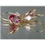 14k Gold Leverback Earrings, Pure Pink Topaz, E121
